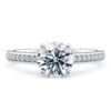 Anillo de compromiso Zarina en oro blanco 18k