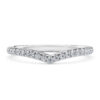 Cintillo de eternidad Aurelle en oro blanco 18k