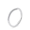 Cintillo de eternidad Aurelle en oro blanco 18k (vista 2)