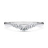 Cintillo de eternidad Delphine en oro blanco 18k