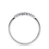 Cintillo de eternidad Delphine en oro blanco 18k (vista 3)