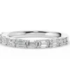 Anillo de Compromiso Lisette en oro blanco 18k — Joyería Cáceres