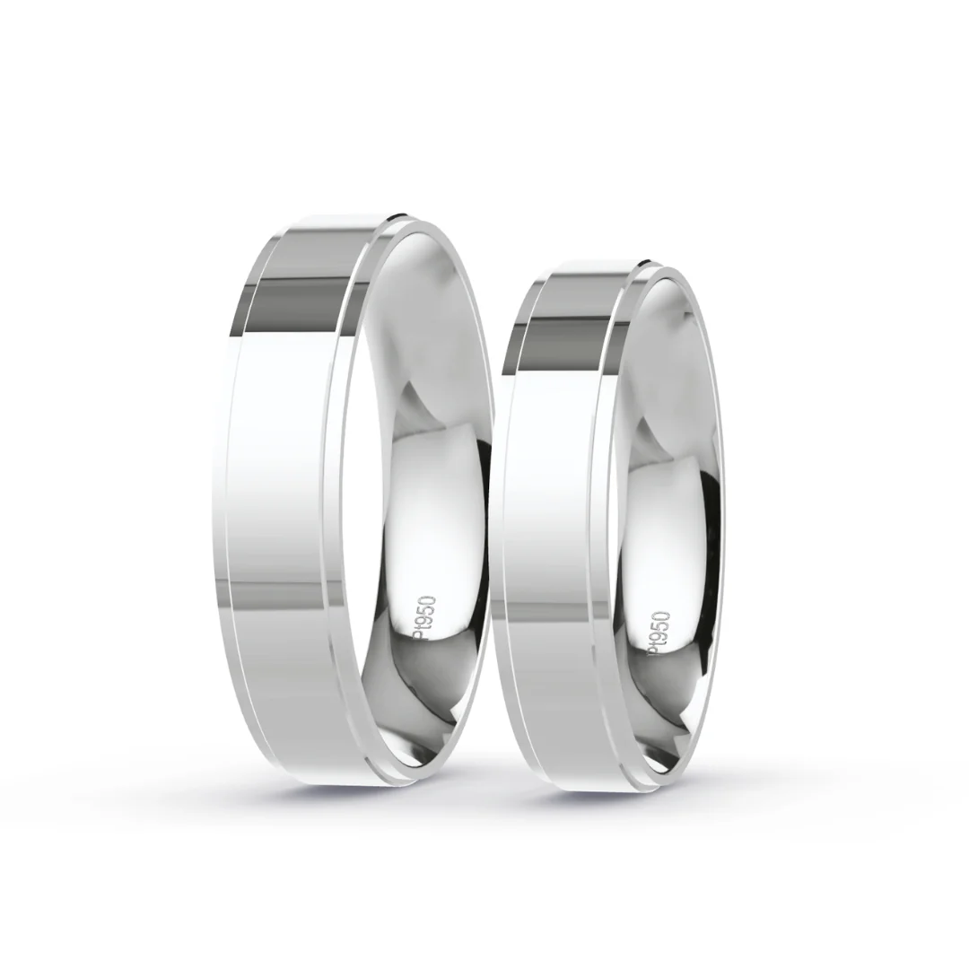 Anillo de Matrimonio – Platino Marquise 5 mm — Joyería Cáceres