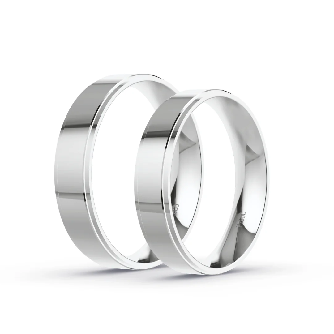 Anillo de Matrimonio – Platino Marquise 5 mm — Joyería Cáceres
