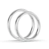 Anillo de Matrimonio – Inglés 3,5 mm – Blanco en oro blanco 18k — Joyería Cáceres