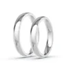 Anillo de Matrimonio – Inglés 3,5 mm – Blanco en oro blanco 18k — Joyería Cáceres