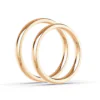 Anillo de Matrimonio – Inglés 3 mm – Rosado en oro rosado 18k — Joyería Cáceres