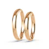 Anillo de Matrimonio – Inglés 3 mm – Rosado en oro rosado 18k — Joyería Cáceres