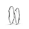 Anillos de Promesa 2mm – Blanco en oro blanco 18k Anillos de Promesa 2mm – Blanco en oro blanco 18k — Joyería Cáceres