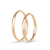 Anillos de Promesa 2 mm – Rosado en oro rosado 18k — Joyería Cáceres