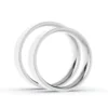 Anillo de Matrimonio – Planas 4,5 mm – Blanco en oro blanco 18k — Joyería Cáceres