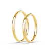 Anillos de Promesa 2 mm – Amarillo en oro amarillo 18k — Joyería Cáceres
