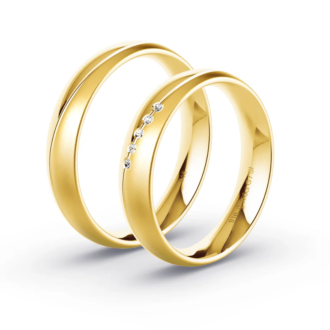 Anillo de Matrimonio – Vita 4,5 mm – Oro 18k Amarillo — Joyería Cáceres