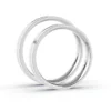 Anillo de Matrimonio – Neo 3,5 mm – Oro 18k Blanco — Joyería Cáceres
