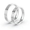 Anillo de Matrimonio – Gio 4,0 mm – Oro 18k Blanco — Joyería Cáceres