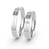 Anillo de Matrimonio – Neo 3,5 mm – Oro 18k Blanco — Joyería Cáceres