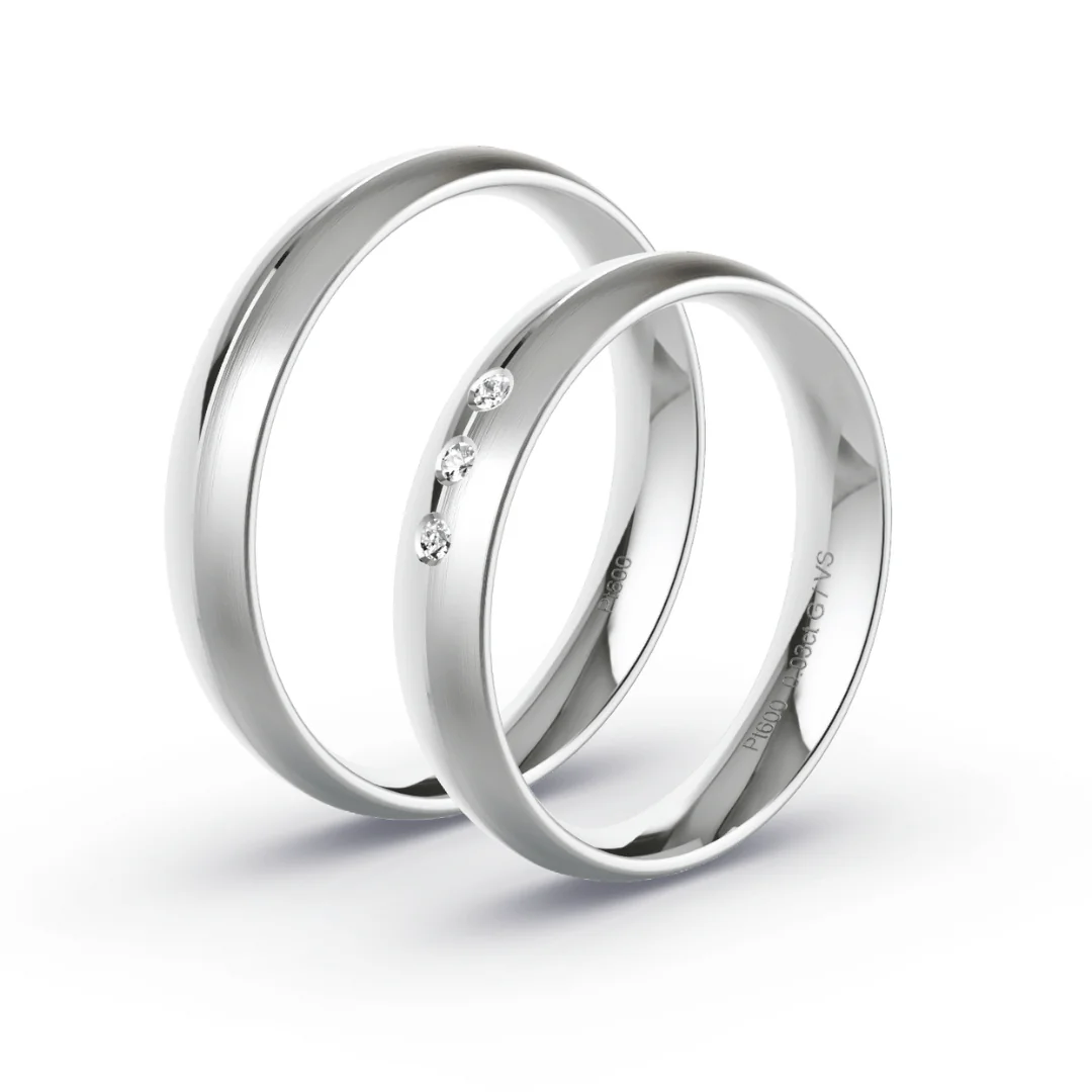 Anillo de Matrimonio – Mia 4,0 mm – Platino — Joyería Cáceres