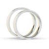 Anillo de Matrimonio – Alma  Bicolor 5,0 mm – Amarillo en oro bicolor 18k — Joyería Cáceres