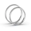 Anillo de Matrimonio – Mia 4,0 mm – Oro 18k Blanco — Joyería Cáceres