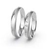Anillo de Matrimonio – Mia 4,0 mm – Oro 18k Blanco — Joyería Cáceres