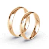 Anillo de Matrimonio – Cuore 4,5 mm – Oro 18k Rosado — Joyería Cáceres