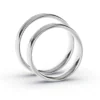Anillo de Matrimonio – Cuore 4,5 mm – Oro 18k Blanco — Joyería Cáceres