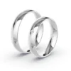 Anillo de Matrimonio – Cuore 4,5 mm – Oro 18k Blanco — Joyería Cáceres