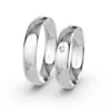 Anillo de Matrimonio – Cuore 4,5 mm – Oro 18k Blanco — Joyería Cáceres