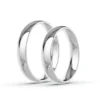 Anillo de Matrimonio – Media Caña 4 mm – Platino — Joyería Cáceres