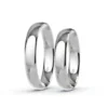 Anillo de Matrimonio – Media Caña 4 mm – Platino — Joyería Cáceres