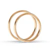 Anillo de Matrimonio – Media Caña 4 mm – Rosado en oro rosado 18k — Joyería Cáceres