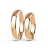 Anillo de Matrimonio – Media Caña 4 mm – Rosado en oro rosado 18k — Joyería Cáceres