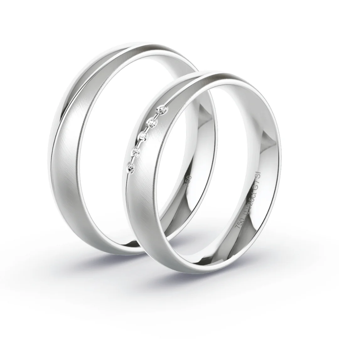 Anillo de Matrimonio – Vita 4,5 mm – Platino — Joyería Cáceres