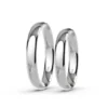 Anillo de Matrimonio – Media Caña 3,5 mm – Platino — Joyería Cáceres