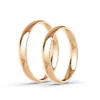Anillo de Matrimonio – Media Caña 3,5 mm – Rosado en oro rosado 18k — Joyería Cáceres