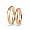 Anillo de Matrimonio – Media Caña 3,5 mm – Rosado en oro rosado 18k — Joyería Cáceres