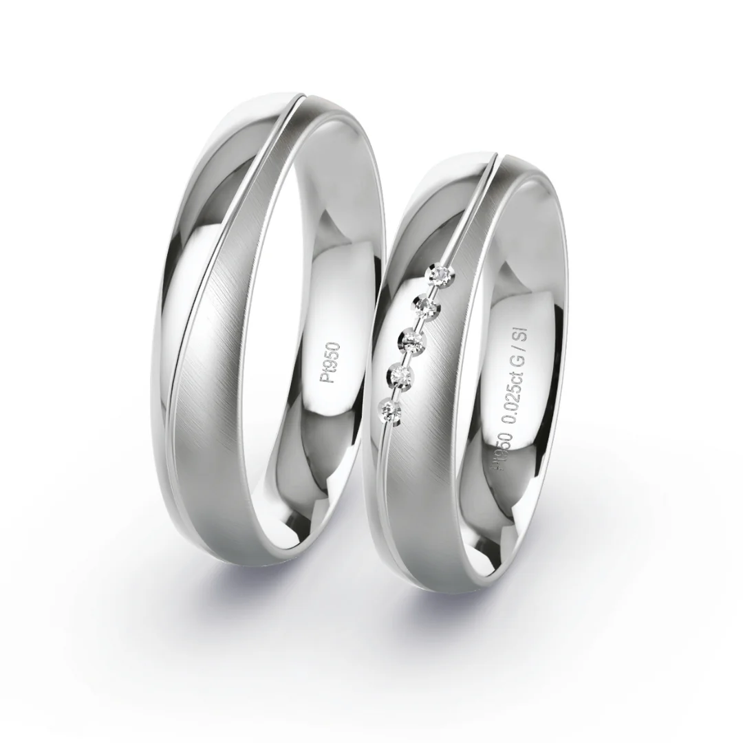 Anillo de Matrimonio – Vita 4,5 mm – Platino — Joyería Cáceres
