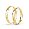 Anillo de Matrimonio – Media Caña 3,5 mm – Amarillo en oro amarillo 18k — Joyería Cáceres