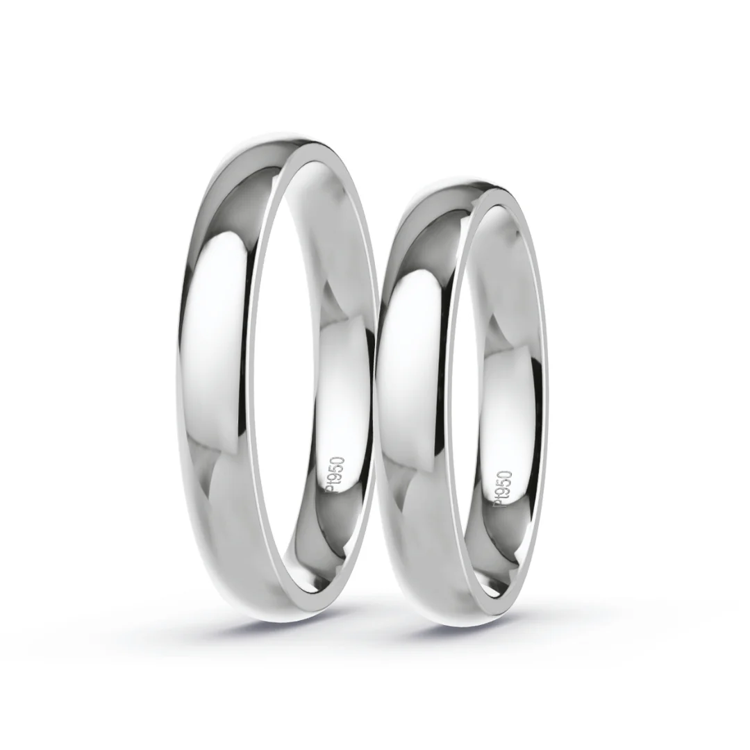 Anillo de Matrimonio – Inglés 3,5 mm – Platino — Joyería Cáceres
