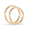 Anillo de Matrimonio – Inglés 3,5 mm – Rosado en oro rosado 18k — Joyería Cáceres