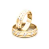 Anillo de Matrimonio –  Bicolor King 5 mm Amarillo en oro bicolor 18k — Joyería Cáceres
