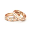 Anillo de Matrimonio –  Bicolor King 5 mm Rosado en oro bicolor 18k — Joyería Cáceres