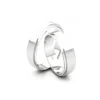 Anillo de Matrimonio – Inglés cantos 5 mm Oro Blanco — Joyería Cáceres
