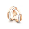 Anillo de Matrimonio – Bicolor Saffy 5,5 mm Rosado en oro bicolor 18k — Joyería Cáceres