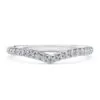 Cintillo de eternidad Aurelle en oro blanco 18k