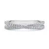 Cintillo de eternidad Cassia en oro blanco 18k
