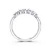 Cintillo de eternidad Chérie en oro blanco 18k (vista 3)