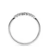 Cintillo de eternidad Delphine en oro blanco 18k (vista 3)