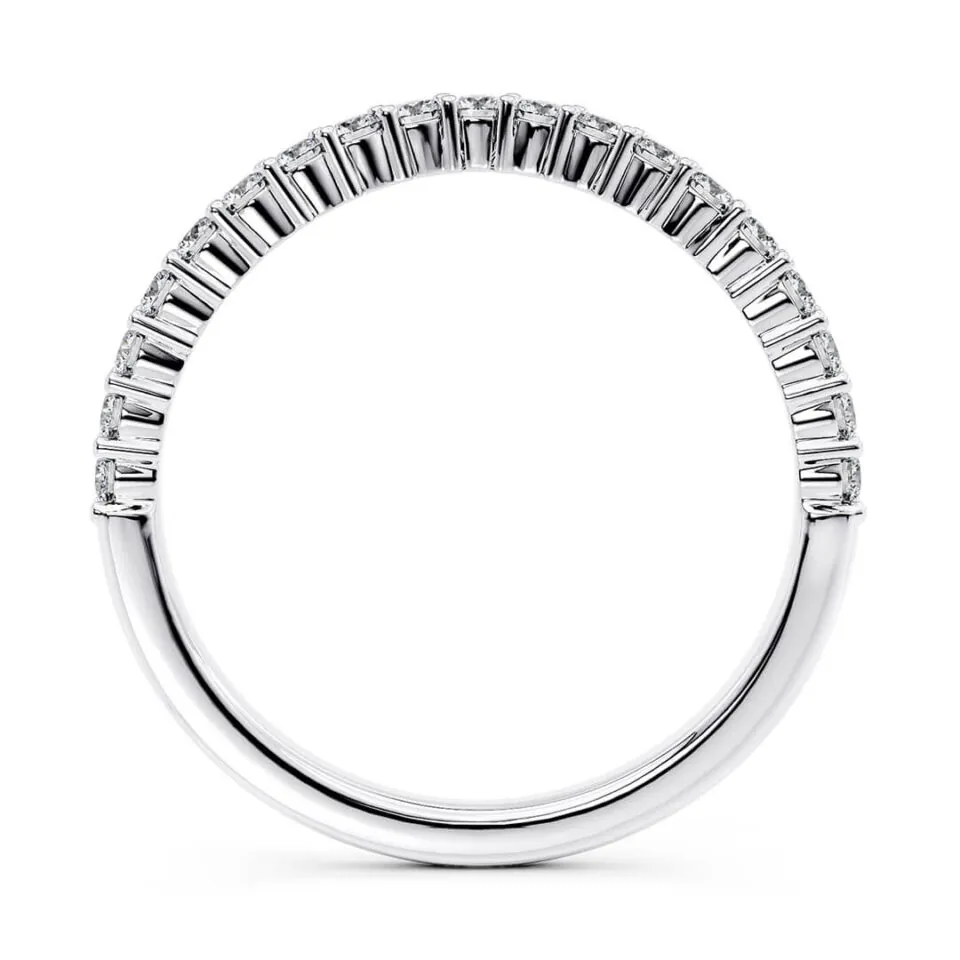 Cintillo de eternidad Duchess en oro blanco 18k (vista 2)