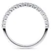 Cintillo de eternidad Kinia en oro blanco 18k (vista 3)